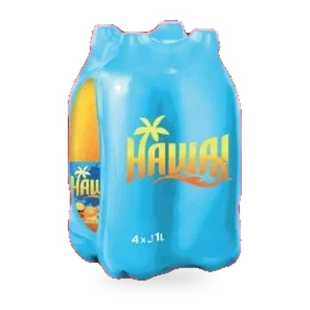 Boisson gazeuse Tropical Hawai – Lot de 4 x 1 L