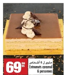 Entremets caramel – 6 personnes