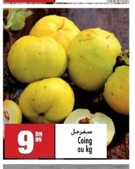 Coing – (prix au kg)