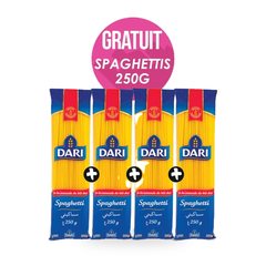 Lot de 4 spaghettis 250g – DARI