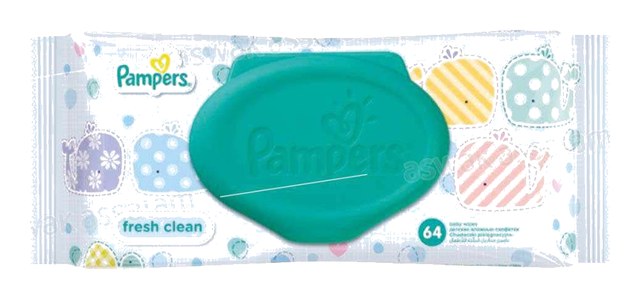 LINGETTES 64 UNITES PAMPERS
