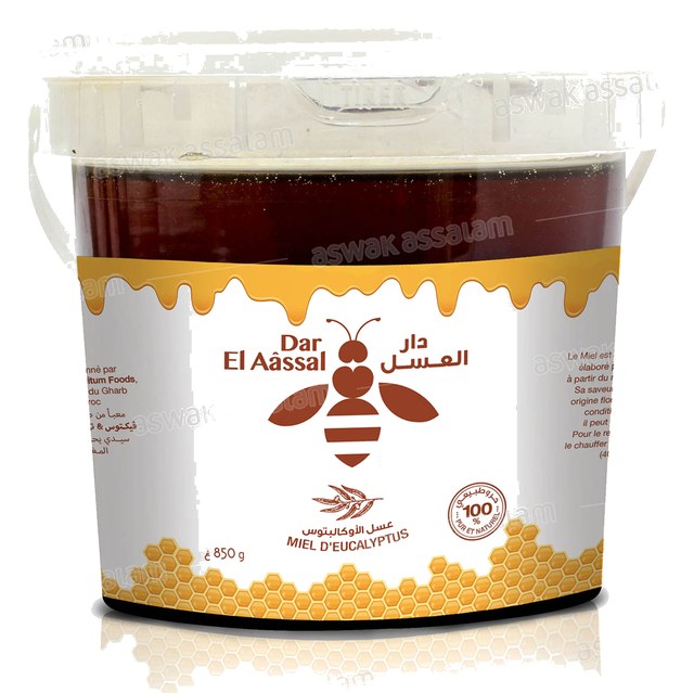 MIEL EUCALYPTUS SEAU 850G DAR EL AASSAL