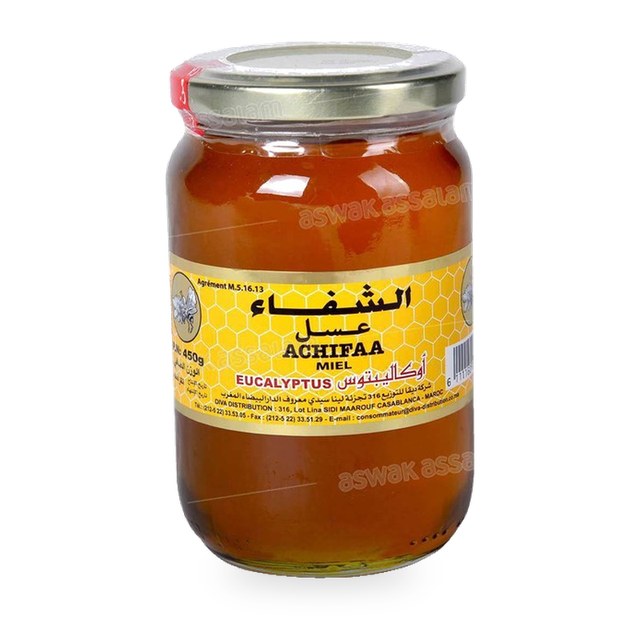 MIEL PUR EUCALYPTUS VERRE 450GR ACHIFAA