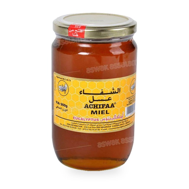 MIEL PUR EUCALYPTUS VERRE 900GR ACHIFAA