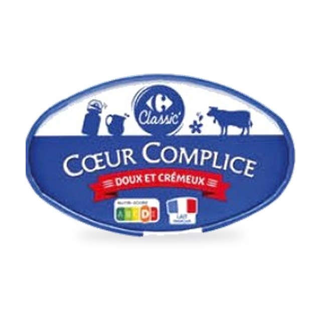 Fromage Coeur complice Carrefour 200g mm mm mm