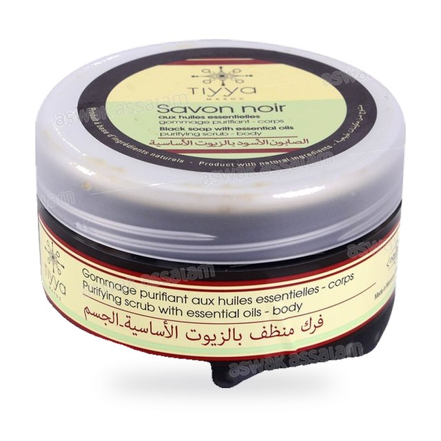 SAVON NOIR AUX HUILLES ESSENTIELLES 250ML TIYYA