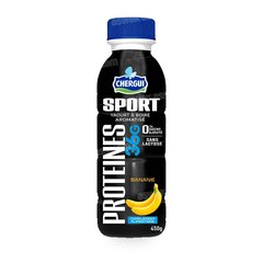 YAOURT A BOIRE PROTEINE BANANE 450ML CHERGUI SPORT