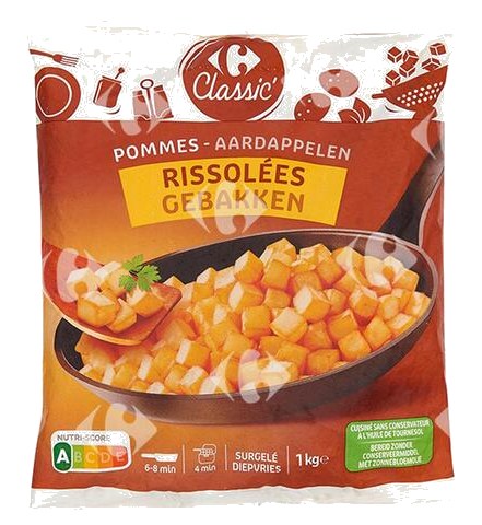 Pommes de Terre Rissolées Carrefour 1 kg