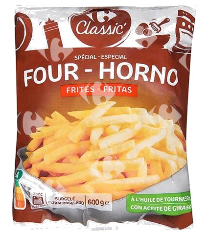 Frites Spéciales Four 9/9 Carrefour 600 g