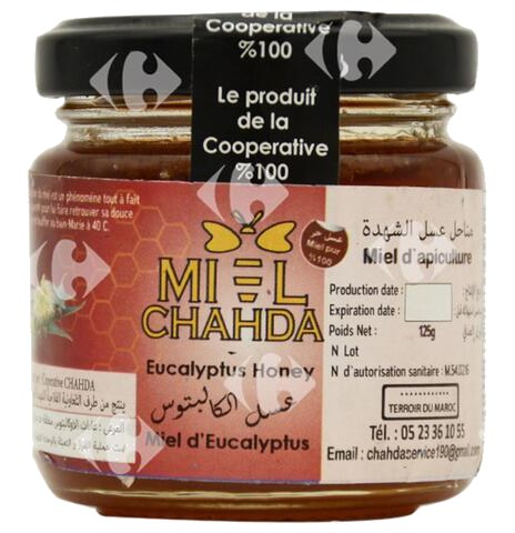 Miel d'Eucalyptus Chahda 125 g
