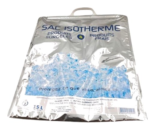 Sac Isotherme Aluminise 15 L