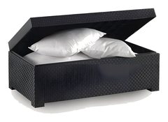Coffre de Jardin en Résine Diva Grafito en Polypropylene 117x63x43cm