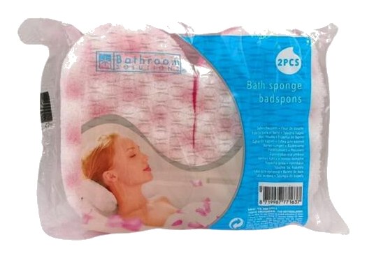 Éponge Massage de Bain Bathroom 2 unités