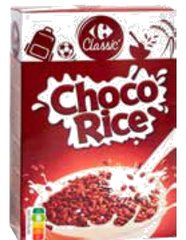 Céréales choco rice Carrefour 375g