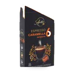 Café en capsules saveur caramel Carrefour 10 unités