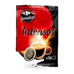 Café en dosettes intense Carrefour 36 unités