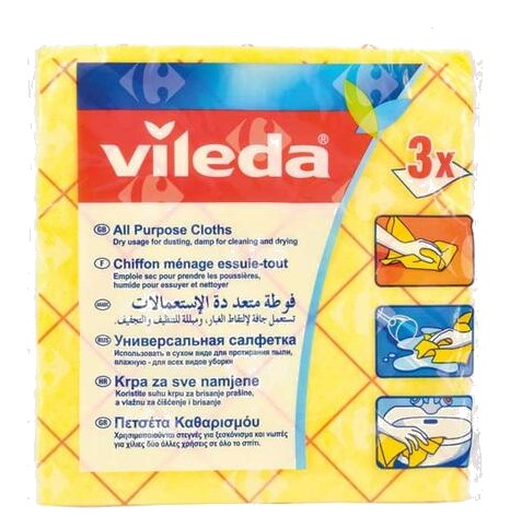 Chiffon Essuie Tout Vileda 3 pièces