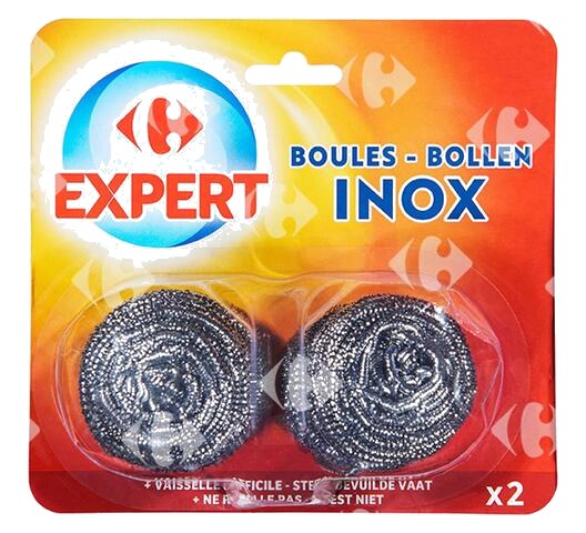 Boules Inox Carrefour 2 unités
