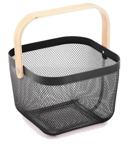 Panier à Fruits Carré en Métal Cosy Kasa 25cm