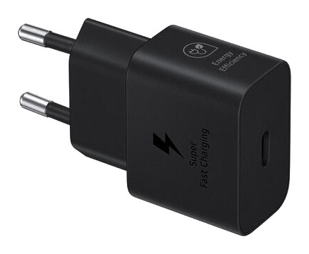 Chargeur Usb-C Secteur avec Câble Noir Samsung 25W