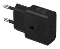 Chargeur Usb-C Secteur avec Câble Noir Samsung 25W