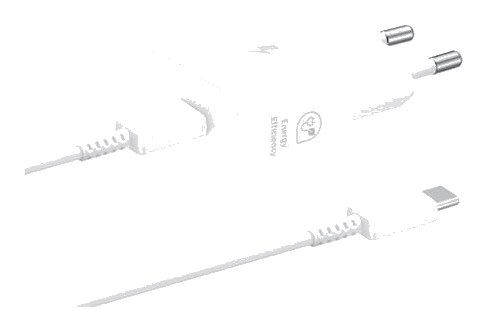 Chargeur USB-C Blanc avec Câble Samsung 25W