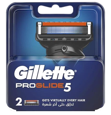 Recharges de lames de rasoir Fusion 5 Proglide Gillette 2 unités