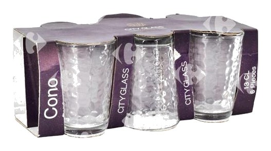 Verre à Thé Cono Diamond City Glass 13 cl 6 pièces