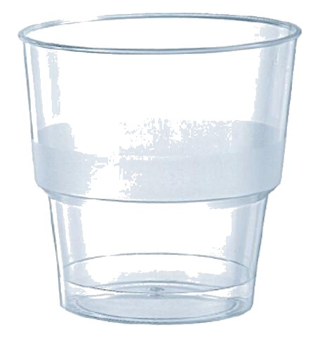 Lot de 10 Verres Cristal Transparents 250 ml