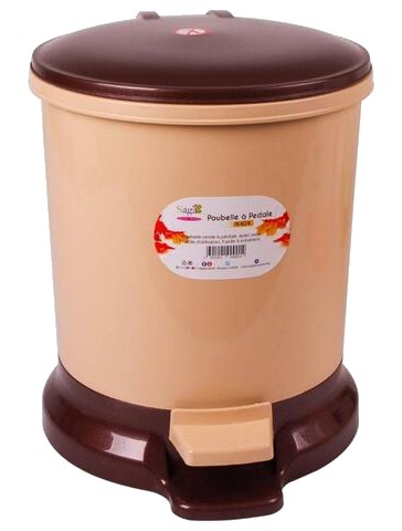 Poubelle à Pédale en Plastique 7 L