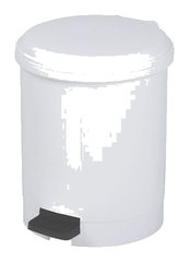 Poubelle à Pédale Plastique Blanche 3 L