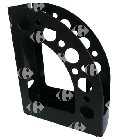 Porte-Revue Noir Note 245x75x312mm