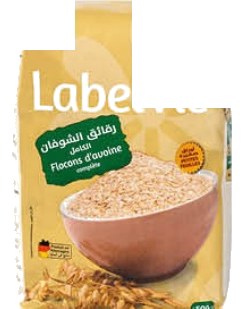 Flocons d'avoine grandes petites euilles LabelVie 500g