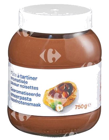 Pâte à Tartiner Noisettes Carrefour Blanc 750 g
