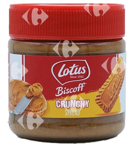 Pâte à Tartiner Biscoff Crunchy Lotus 190 g