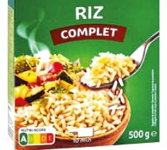 Riz complet Carrefour 500g
