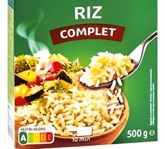 Riz complet Carrefour 500 g