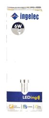 Lampe Led Filetage Jaune Flamme 6W E14