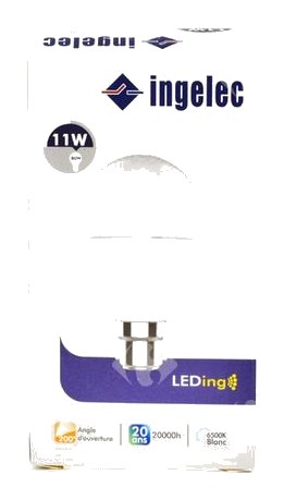 Lampe Led Filetage A60 11W E27 Lumière Blanche Ingelec