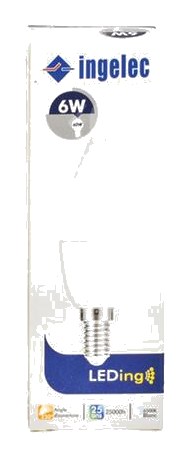 Lampe Led Flamme Pour Lustre 6W E14 Lumière Blanche Ingelec