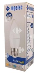 Lampe LED Flamme E27 Blanche LEDF06E27B 6W