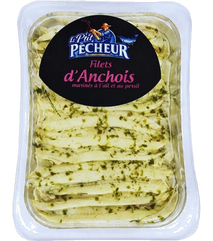 Anchois à l'Ail et Persil Le P'tit Pêcheur 180 g