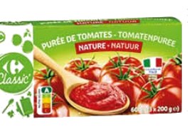 dale Purée de tomates Carrefour 200g x3