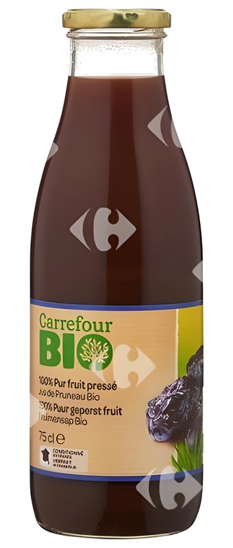 Jus de Pruneaux Bio Pur Fuit Pressé Carrefour Bio 75 cl