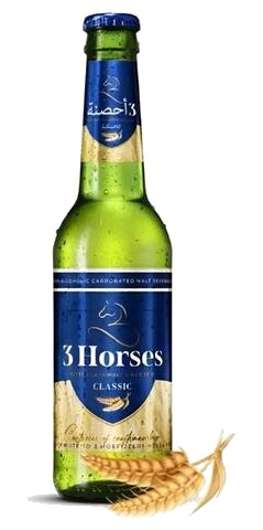 Bière Sans Alcool Classique Three Horses 33 cl