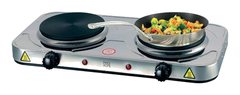 Réchaud Électrique 2 Feux en Inox Magi Home