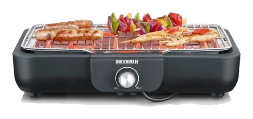 Barbecue et Grill Électrique Noir Severin PG 8554 2300 W