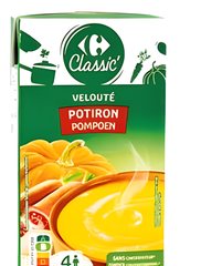 Soupe velouté potiron Carrefour 1 L