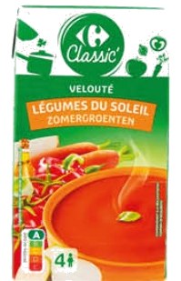 Véloute aux légumes de soleil Carrefour 1L