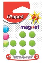 Maped Magnets Diamètre 10 mm 8 Plaquettes